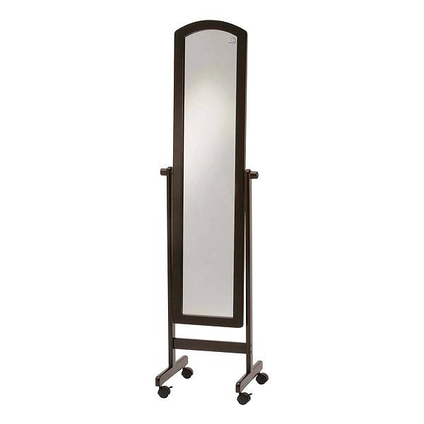 スタンドミラー 高さ150cm キャスター付き ハーフサークルミラー 姿見