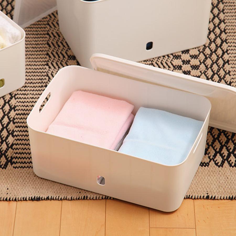 SANKA 収納ケース ナチュラ インボックス ソフト ワイドM 幅38×奥行26