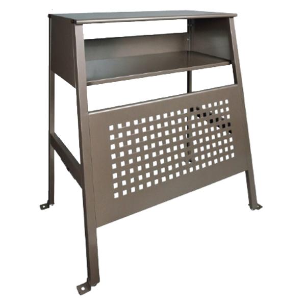 【送料無料】室外機カバー エアコン室外機カバー 大型 室外機ラック 日よけ 室外機カバー 大型 棚付き 収納 耐荷重15kg （ 室外機ラック エアコン