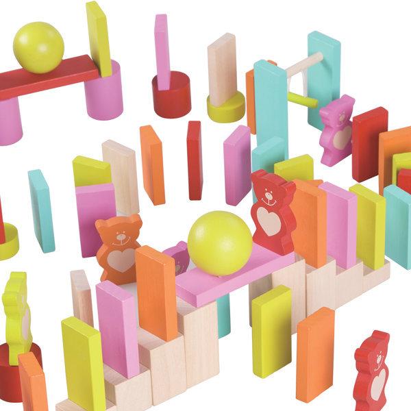 ドミノ 105ピース 木製 おもちゃ 知育玩具 Classic クラシック ドミノ倒し ブロック 牌 玩具 木のおもちゃ クマ お弁当グッズのカラフルボックス 通販 Yahoo ショッピング