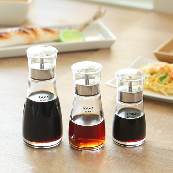 醤油差し アスベル（ASVEL） 醤油差し 110ml キャップ付き ガラス フォルマHG