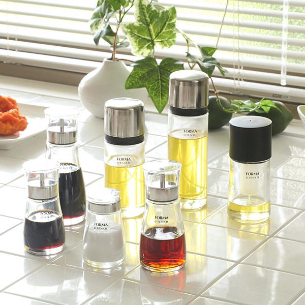 アスベル（ASVEL） 調味料入れ 80ml 塩 胡椒 蓋付き ガラス フォルマHG