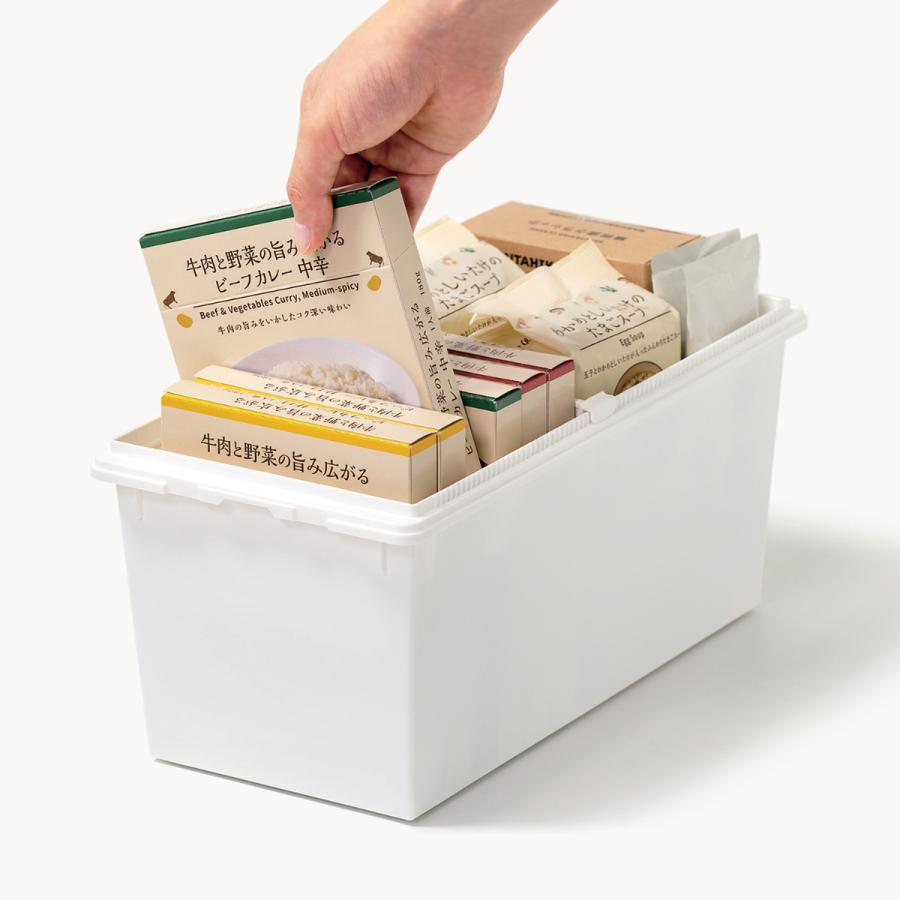 Like-it（ライクイット） 収納ボックス 積み重ねても中身が見える 幅36