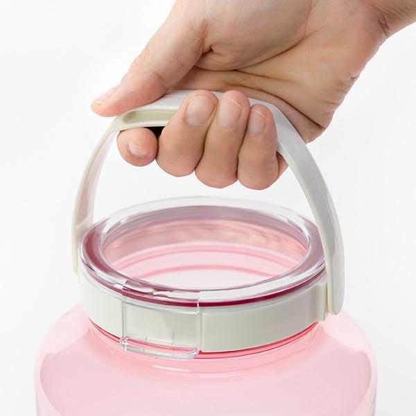 漬物容器 4 2l 熱湯消毒対応 梅干し瓶 2kg用 丸型 プラスチック製 梅干しびん つけもの容器 漬け物容器 手作り 保存容器 梅干し 漬物 つけもの 335078 お弁当グッズのカラフルボックス 通販 Yahoo ショッピング