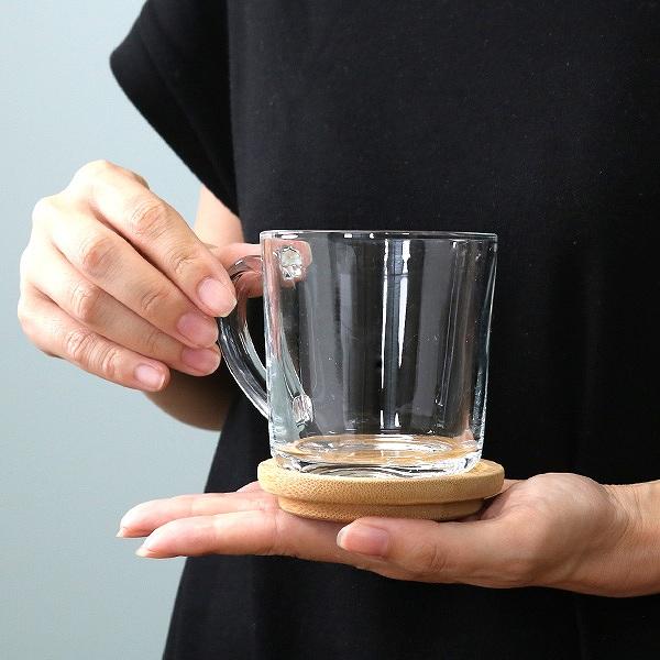 マグカップ＆スプーン 2個セット 250ml フタ付き good day cafe smile