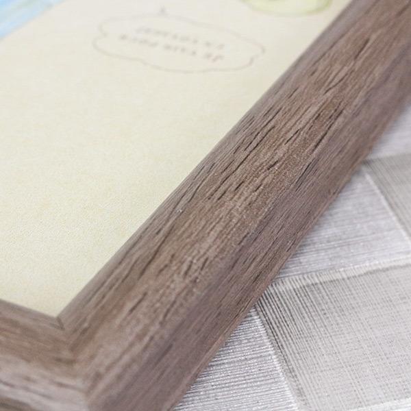 フォトフレーム L判 多面 4枚 木製風 壁掛け 卓上 写真立て BRUN