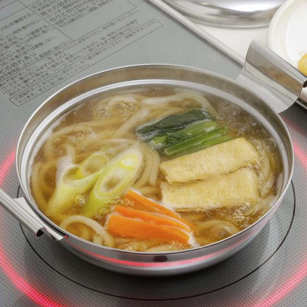両手鍋 ステンレス Ih対応 鍋焼きうどん よせ鍋 冷凍うどん ガス火対応 両手鍋 調理鍋 お弁当グッズのカラフルボックス 通販 Yahoo ショッピング
