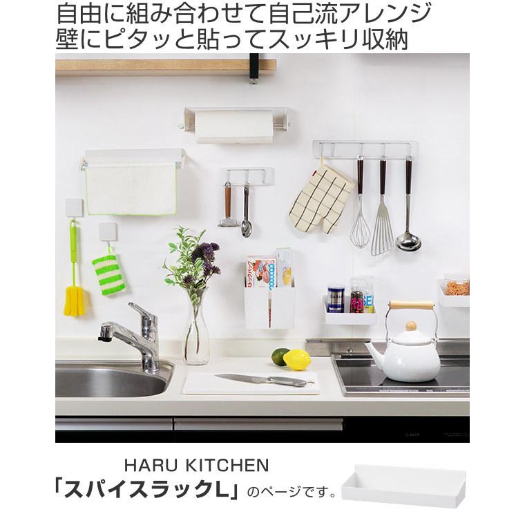 調味料ラック L 壁付け 吸着 貼ってはがせる スパイスラック