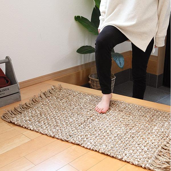 玄関マット 60×90cm DULTON ダルトン グリッドジュートマット ハンド