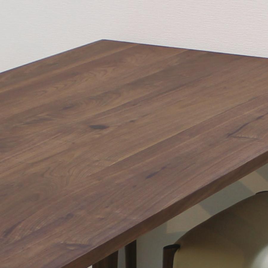 ダイニングテーブル 天板のみ 幅160×奥行85cm ウォールナット 天然木