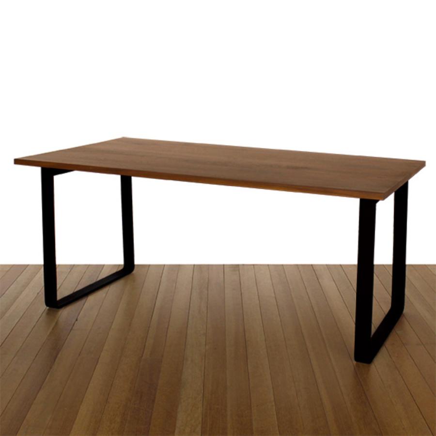 ダイニングテーブル 幅160cm ウォールナット ロの字脚タイプ 天然木