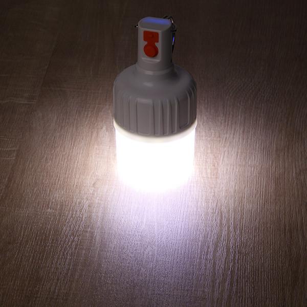 LEDライト ポータブル 2段階切り替え フラッシュ点滅機能付き （ 充電