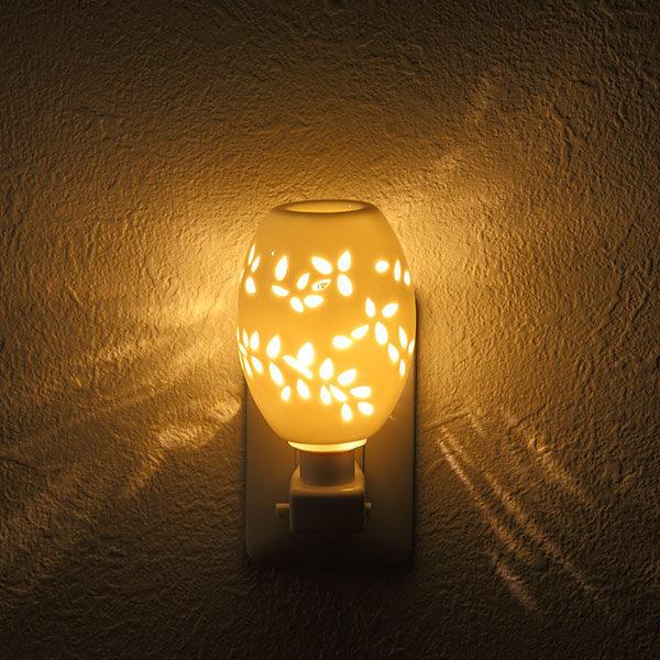 照明 アロマランプ セラミック 陶器 アロマライト コンセント型