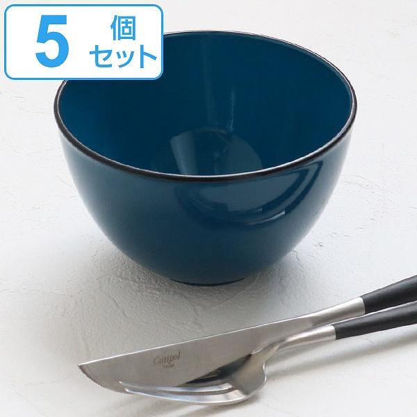 ボウル 11cm 藍彩 プラスチック 皿 食器 山中塗り 日本製 同色5個セット （ 食洗機対応 電子レンジ対応 茶碗 小鉢 汁碗 ）｜colorfulbox