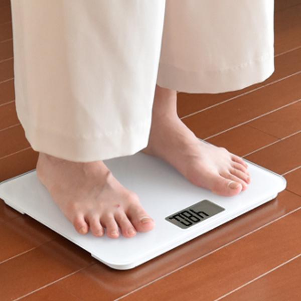 体重計 デジタル ボディスケール グラッセ ガラストップ （ ガラス