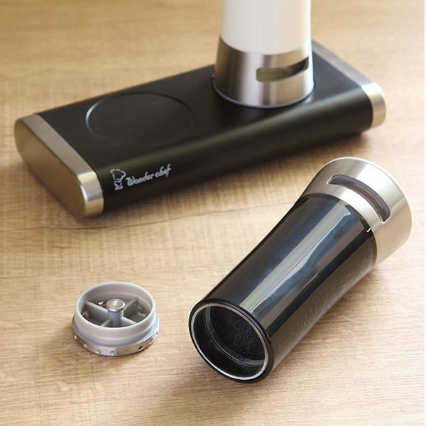 ワンダーシェフ 調味料入れ 塩 胡椒 2本セット マグネティック