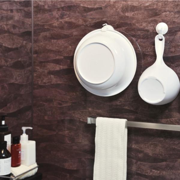 バス収納 ラウンドハンガー洗面器ラック 洗面器収納 洗面器 収納 フック 吸盤 浴室 風呂桶 湯桶 ホルダー お弁当グッズのカラフルボックス 通販 Yahoo ショッピング