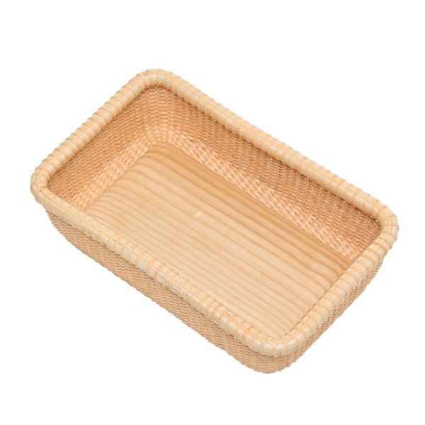 ちどり産業 ナンタケットバスケット 幅27×奥行17×高さ7cm 籐 ラタン