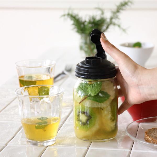 保存容器 500ml 注ぎ口付き ガラス製 Recap ポアラーキャップジャー ガラスジャー ガラス ジャー 保存瓶 キャニスター 瓶 ビン キッチン用品 3381 お弁当グッズのカラフルボックス 通販 Yahoo ショッピング