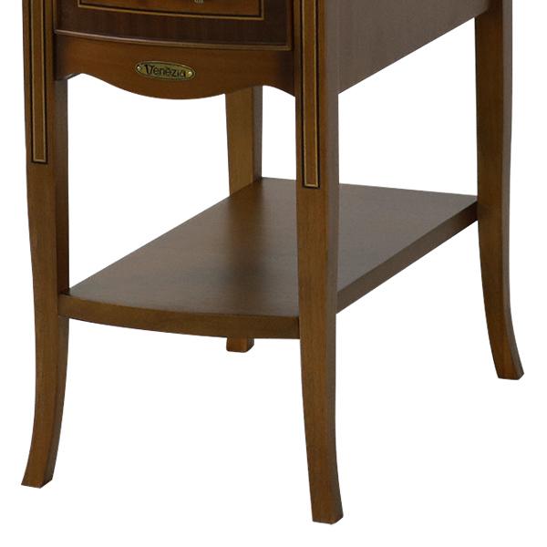 サイドテーブル 引出し付 クラシック調 Venezia 幅30cm （ 開梱設置