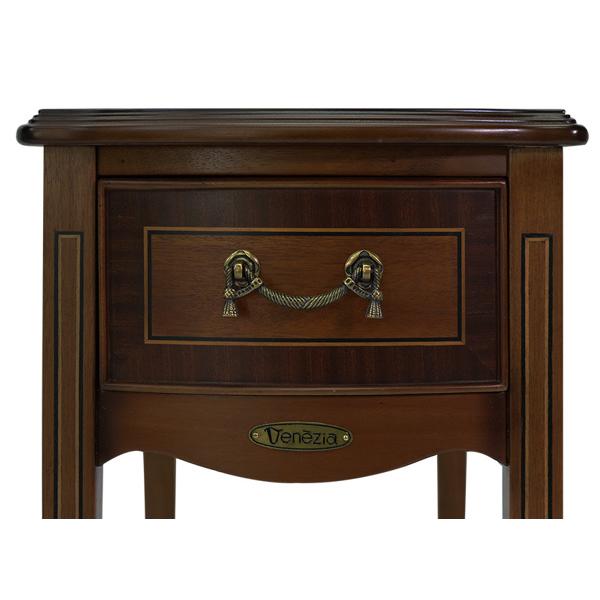 【良品】Venezia サイドテーブル 引出し付 クラシック調 サイドテーブル 引出し付 クラシック調 Venezia 幅30cm （ 開梱設置
