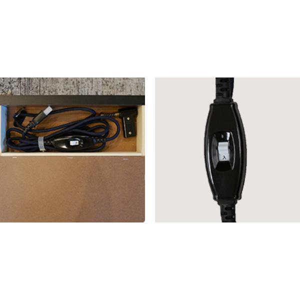 こたつ 幅75cm テーブル 家具調こたつ 木目調 フラットヒーター 手元