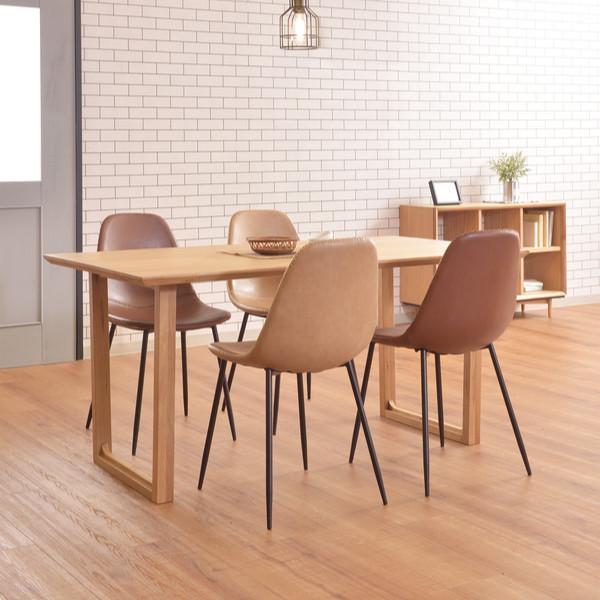 ダイニングテーブル脚 脚のみ JPT-255 ロの字脚 （ 木脚 脚 天然木