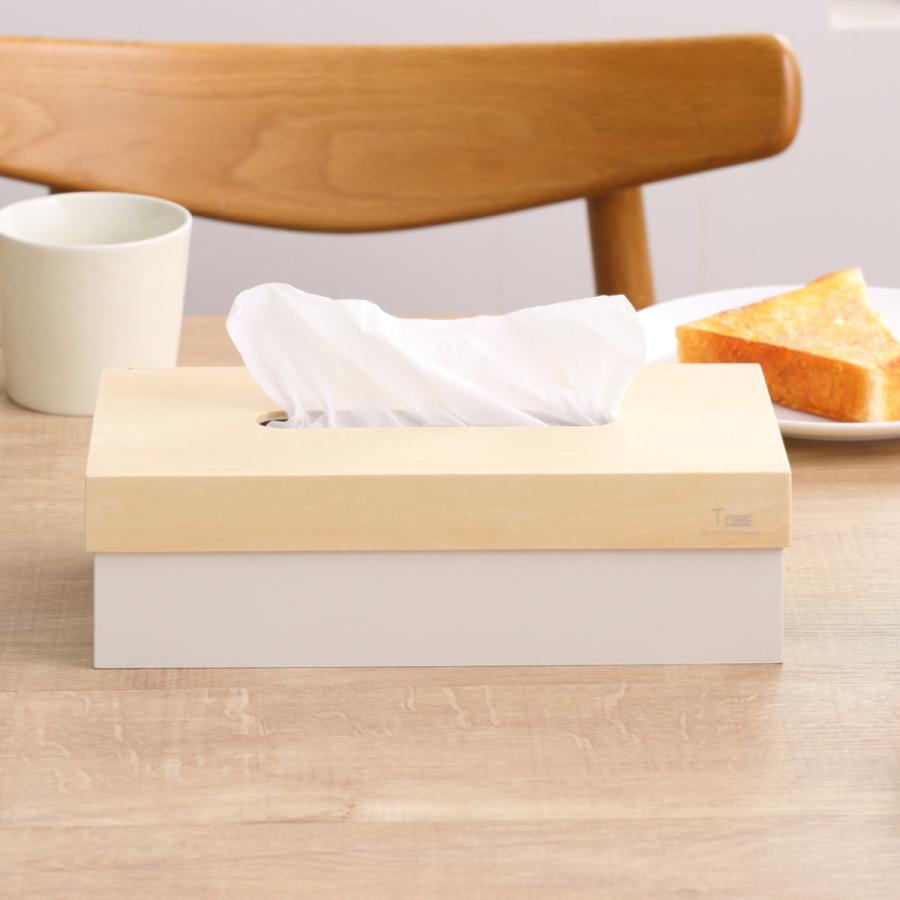 ハンドメイドティッシュカバー北欧 ヤマト工芸 ティッシュケース 木製 T CUBE 北欧 （ ティッシュ ケース