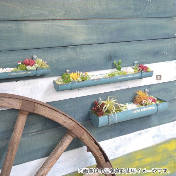 プランター 壁掛け ブルーティン樋プランター タイプa 幅40 2 奥行9 高さ12cm 鉢 植木鉢 ブリキ 樋 とい フラワーポット アンティーク調 お弁当グッズのカラフルボックス 通販 Yahoo ショッピング