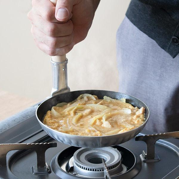 片手鍋 親子鍋 深型 中 16.5cm フッ素樹脂加工 業務用 （ アルミ製