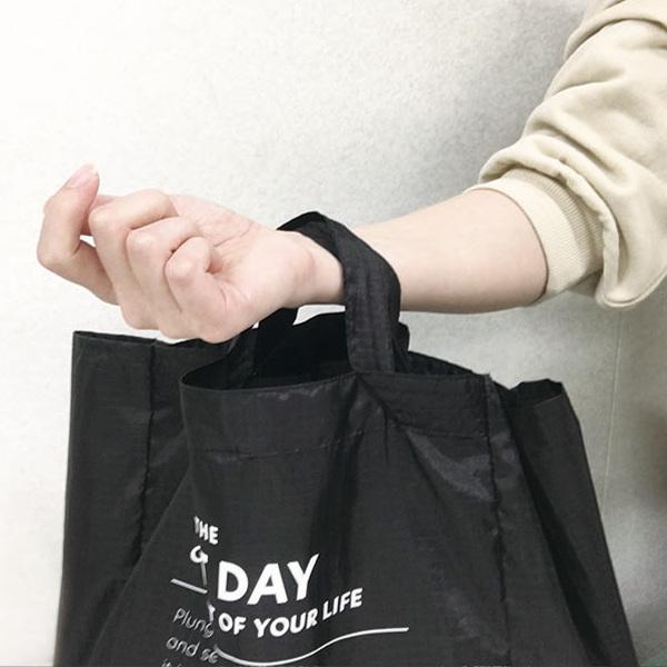 エコバッグ コンビニバッグ S 折り畳み ペットボトルホルダー付き  