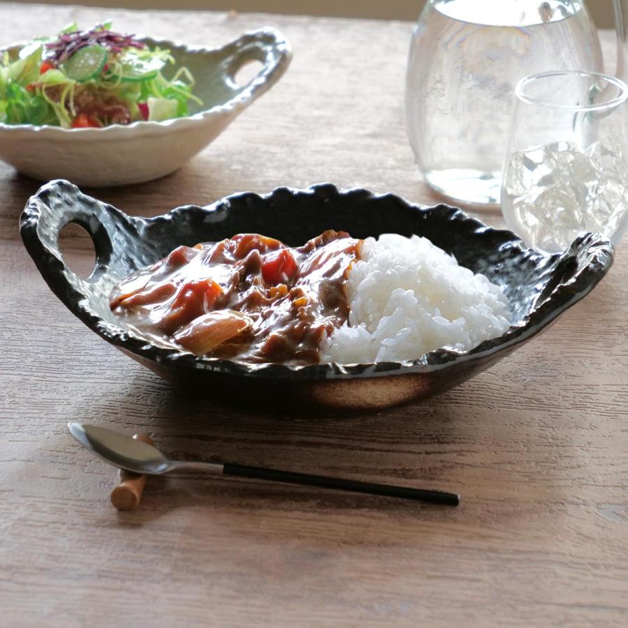 民芸陶板 黒 8号 31.5cm 陶器 萬古焼 （ 食洗機対応 電子レンジ対応