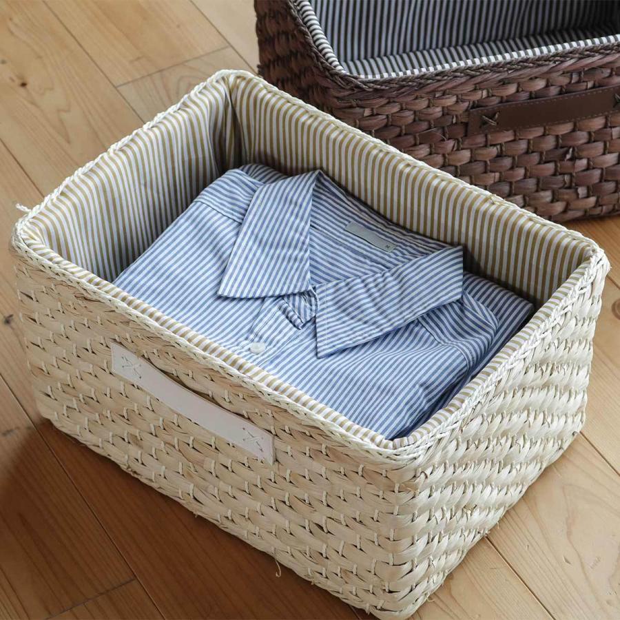 専用　布バスケット ちどり産業 バスケット 布付きメイズバスケット フル 約幅36×奥行き26