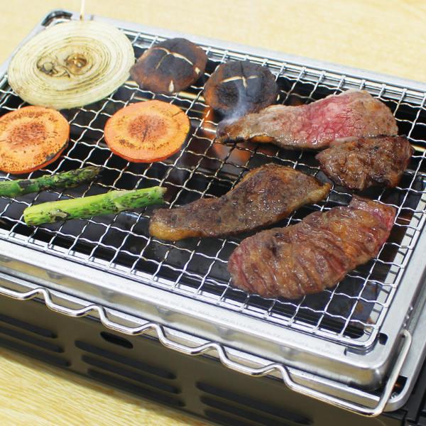 ニチネン アウトドア ガスコンロ カセットコンロ 焼きまへんか2 網焼き
