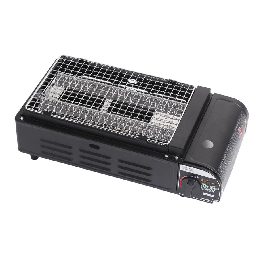 ジュージューボーイII　専用鉄板付き　アウトドアコンロ　NICHINEN  ガスバーベキューコンロ　キャンプ　BBQ　 アウトドア バーベキューコンロ ガスコンロ カセットコンロ