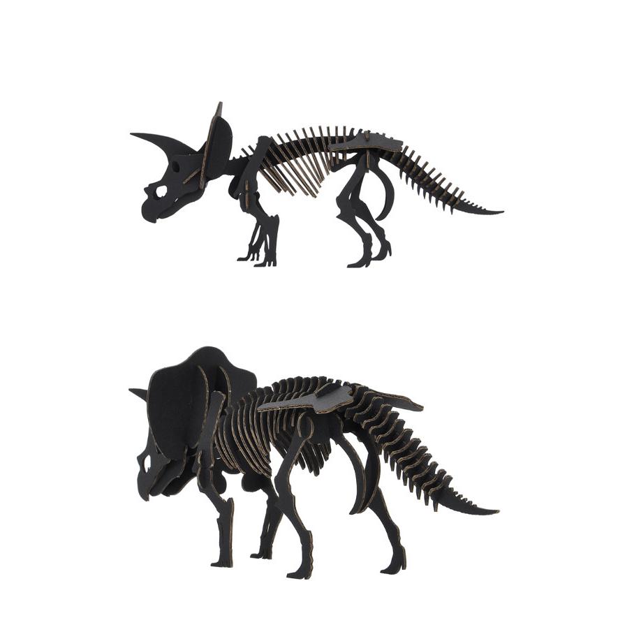 トリケラトプス パズル 恐竜 紙製 Dinosaurシリーズ 立体パズル 組立 工作キット ペパークラフト ペーパーアート キット お弁当グッズのカラフルボックス 通販 Yahoo ショッピング
