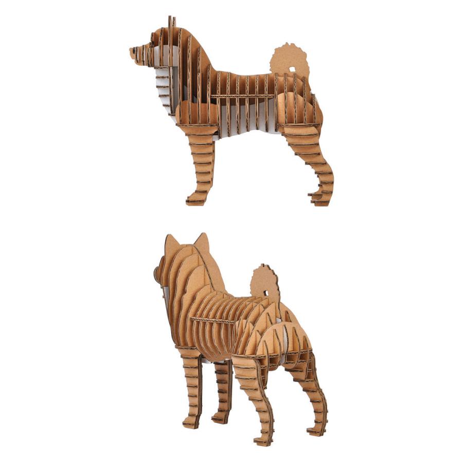 柴犬 パズル 犬 紙製 Gridシリーズ 立体パズル 組立 工作キット ペパークラフト ペーパーアート キット 動物 お弁当グッズのカラフルボックス 通販 Yahoo ショッピング