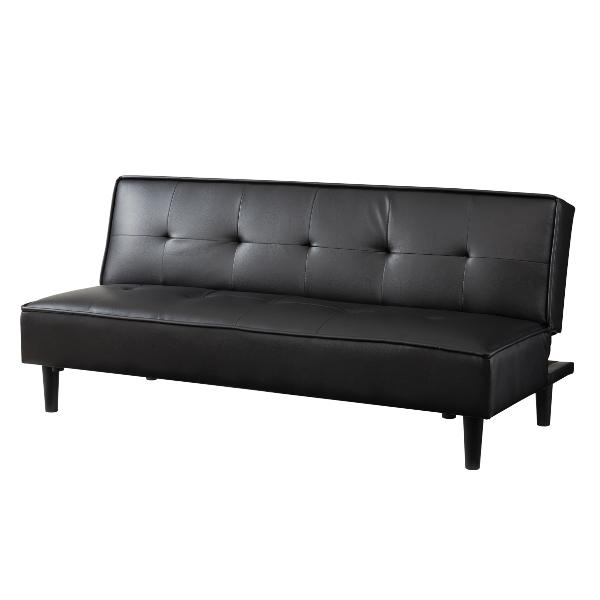 東谷 ソファベッド 幅183cm レザー調 3人掛け 三人掛け ソファ （ 開梱