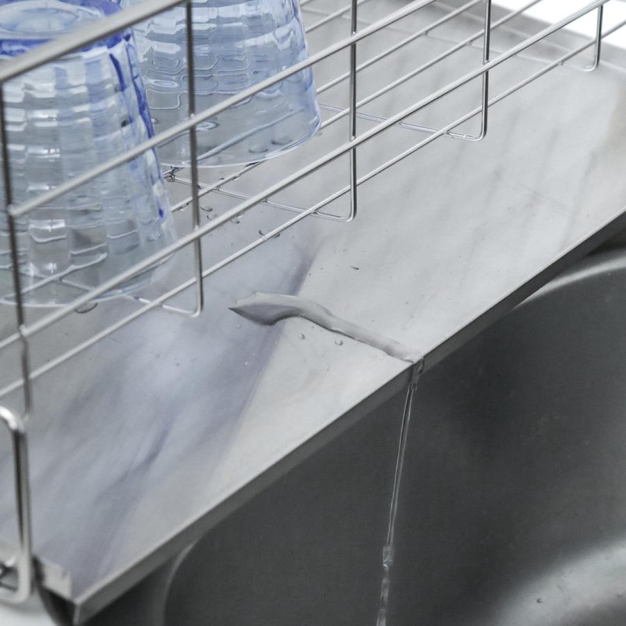 パール金属 水切りカゴ 燕三条産 18-8ステンレス製 水切りバスケット