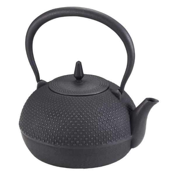 池永鉄工 鉄瓶 1.2L IH対応 梔子あられ文様 小 南部鉄器 日本製