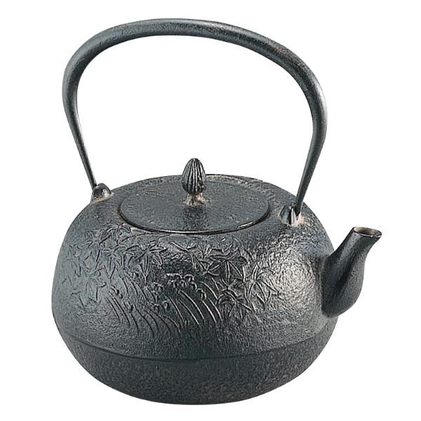 池永鉄工 鉄瓶 IH対応 満水容量 2L 楓 南部鉄瓶 やかん ケトル （ ガス