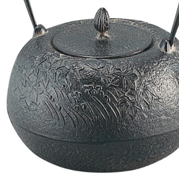 池永鉄工 鉄瓶 IH対応 満水容量 2L 楓 南部鉄瓶 やかん ケトル （ ガス