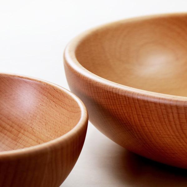 ボウル 23cm L サラダボウル 木製 皿 食器 洋食器 天然木 ビーチ