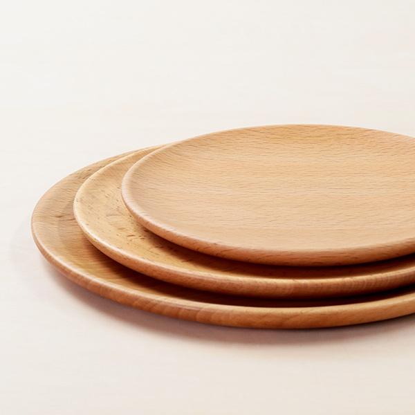 プレート 18cm S プレートディッシュ 木製 皿 食器 洋食器 天然木 