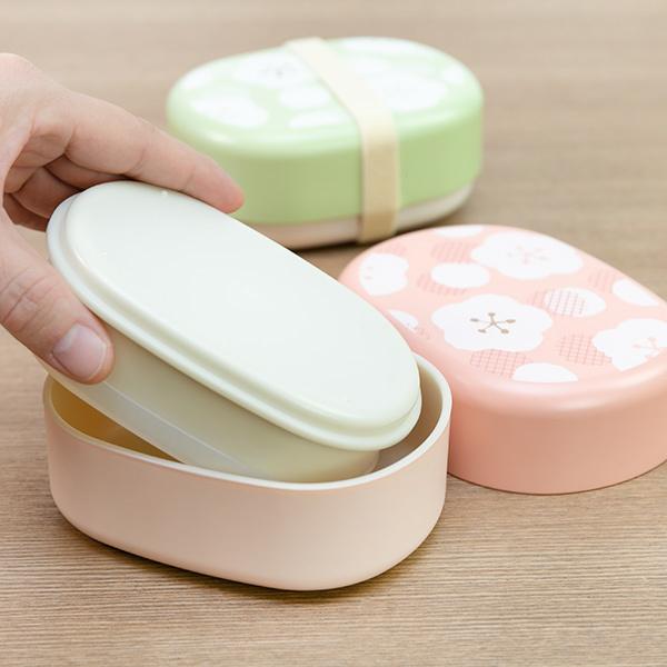 お弁当箱 2段 ランチボックス 小判型 Umeka 梅 520ml ( 弁当箱 お弁当箱 2段 ランチボックス 小判型 Umeka 梅 520ml ( 弁当箱