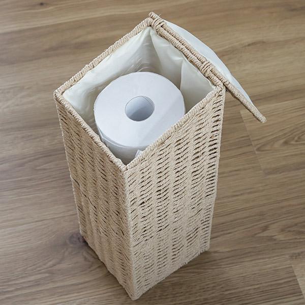 トイレットペーパーストッカー 4ロール用 ペーパー トイレット