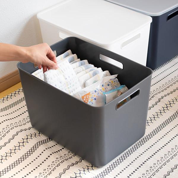 収納BOX 収納ケース 幅36.4×奥行25.9×高さ24.5cm 小物収納 やわらかBOX 深型
