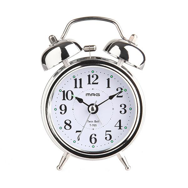 目覚まし時計 ベル音目覚まし時計 ベルズミニDX （ 目覚まし アナログ