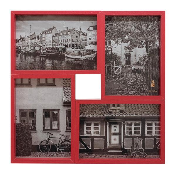 フォトフレーム 4枚 多面 壁掛け 卓上 写真立て （ フォトスタンド