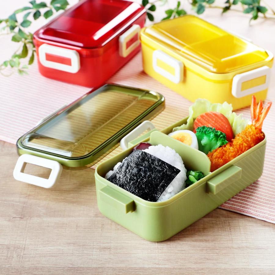 スケーター お弁当箱 1段 抗菌 530ml ふわっと レトロフレンチ （ 弁当